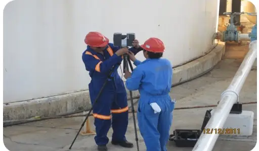 ESTUDIOS DE VERTICALIDAD Y REDONDEZ, CAPACIDAD VOLUMETRICA, NIVELACION ANILLO DE CIMENTACION